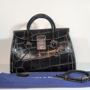 Dooney & Bourke Croc Embossed Alto Handbag